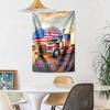 Kw Heavy Trucks Custom Your Name Wall Decor Tapestry Art For Pet Memorial Birthdaywedding Party Backdrop Family Gift