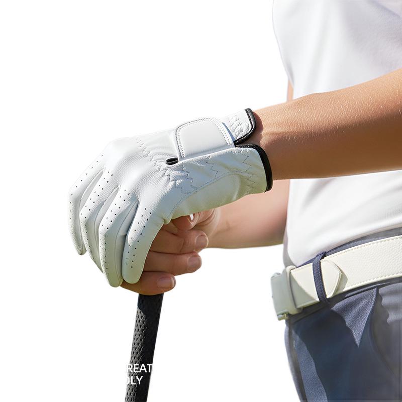 GF-1 Sheepskin Golf Gloves for Men & Women - Wear-resistant, Breathable, Custom Logo