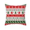 Cartoon Print Christmas Pillow Cover Office Sofa Cushion Pillow Cover Cross-border Home