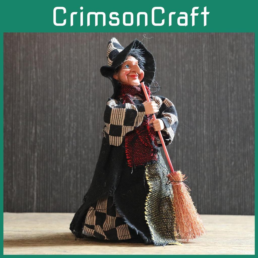 Plüsch Halloween Hexe Dekoration Besen Horror Zimmer Atmosphäre Zubehör Verstärker