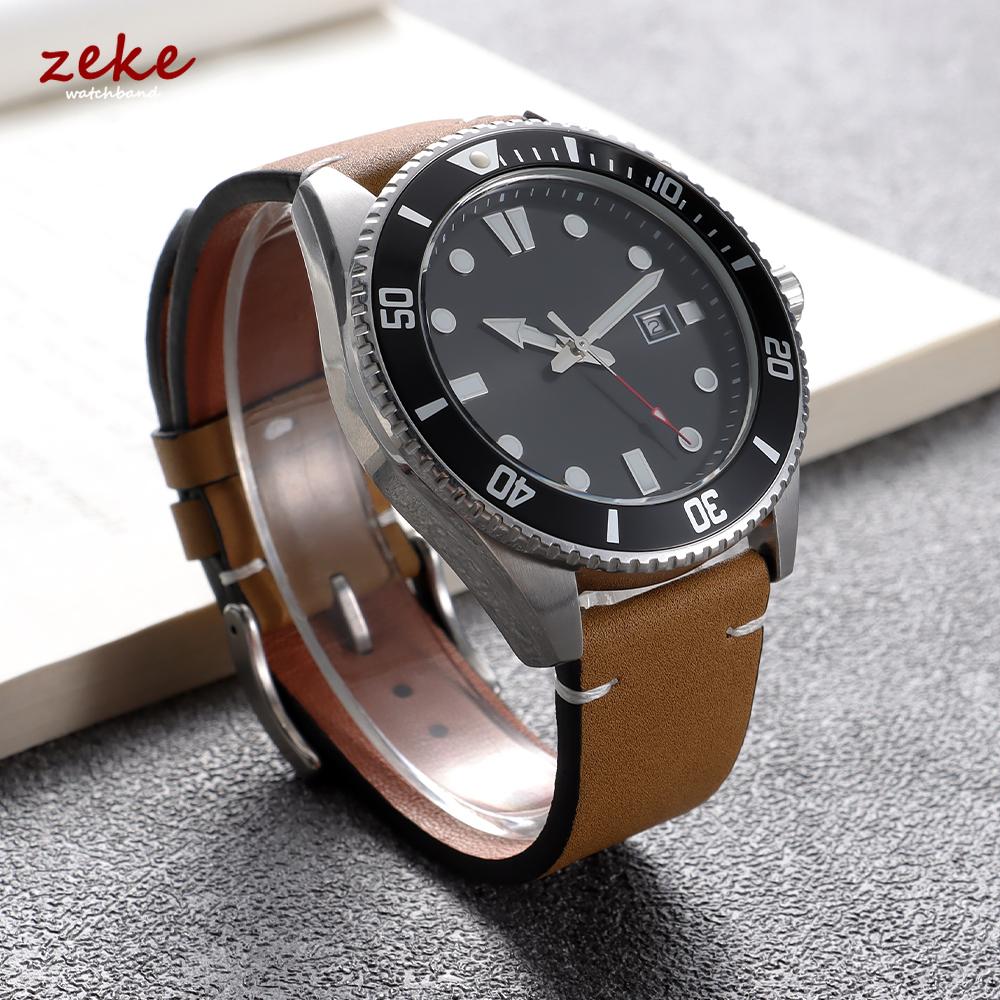 Matte Leder-Uhrenarmband Schnellwechsel-Uhrenarmband 18mm 20mm 22mm Wasserdichtes PU-Leder-Armband Herren Damen Universelle Bänder