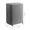 2026 Collapsible Dirty Clothes Basket Hamper Separation Basket with Lid & Removable Laundry Bag
