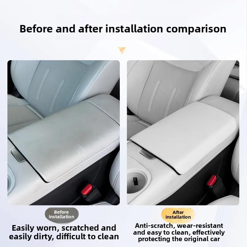 For Xpeng G6 2026 2025 Special Central Armrest Case Protective Cover Napa Leather Boost Pad Interior Decorative Supplies
