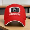 I Had Potential Sun Baseball Cap  Summer yk Funny Hip Hop Hats For Women Unisex Tennis Skate Snapback Cap