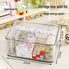 Clear Acrylic Desk Organizer with Lid - Large Capacity for Cosmetics & Medicine