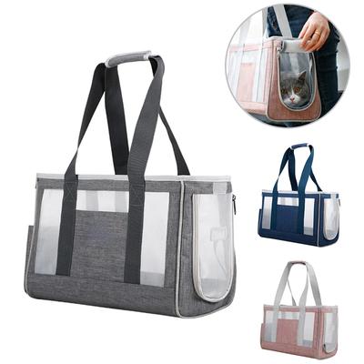 Portable Cat Carrier Bags Breathable Transporter Pet Bag Puppy Single Shoulder Bags Travel Carrier for Cat Dog Pets Handbag