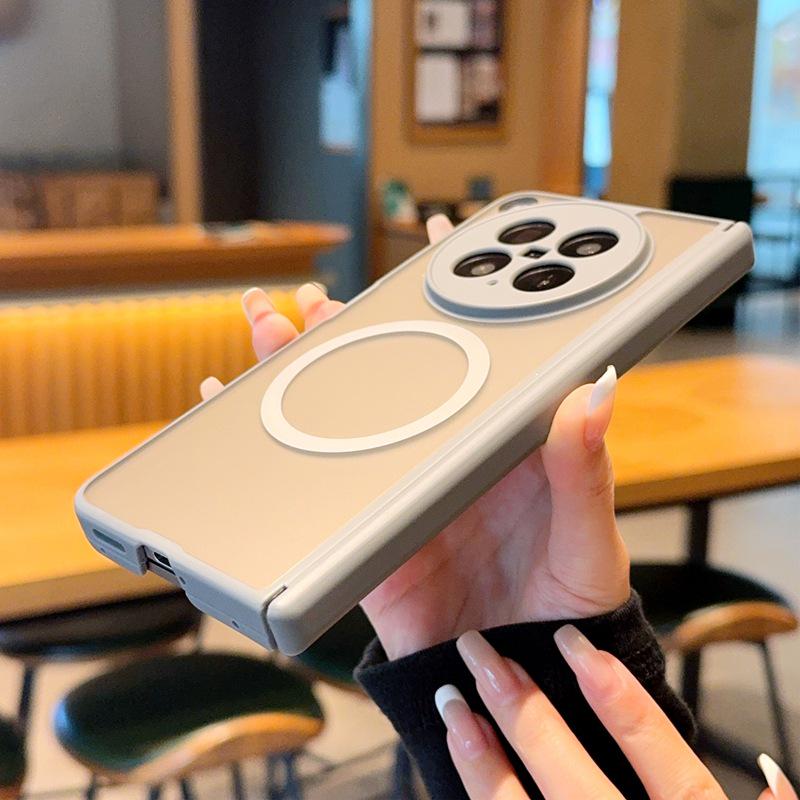 Oppo Find N6 & Honor Magic V6 Dual-Axis Matte Magnetic Phone Case