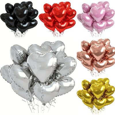 Set Balon Folie Aluminiu în Formă de Inimă de 18 Inch Potrivit Pentru Decorațiuni de Petrecere Decorațiuni de Cameră Decorațiuni de Nuntă