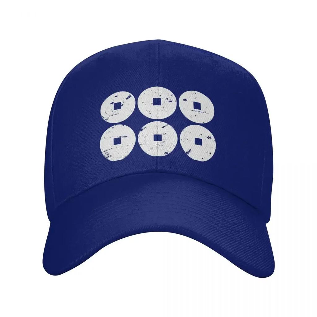 Washed Unisexs Baseball Cap Sanada Trucker Snapback Caps Dad Hat Japanese Clan Crest Logo Golf Hats