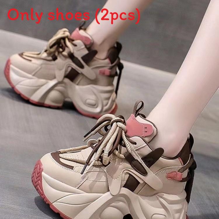 Casual Platform Sneakers For Women With Thick Sole And Height Boost In Summer And Spring