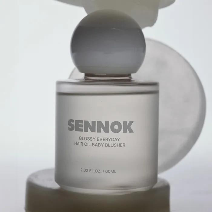 Glossy Everyday Hair Oil Baby Blusher 60ML + [Free] Sennok Body & Hair Care 4 Types (7mlX4)