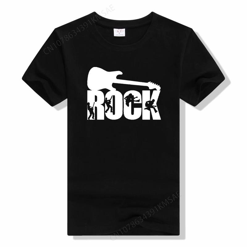 rock T-Shirts Rock Band tee Men Women Vintage O-Neck Short Sleeves cotton T-shirts casual print