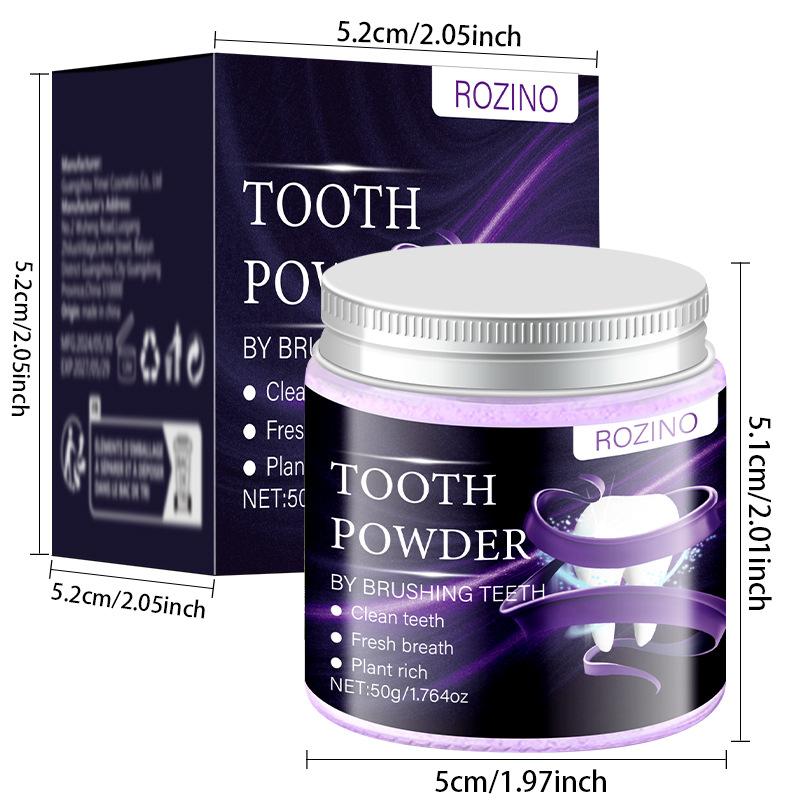 Herbal Tooth Powder 80g | Teeth Whitening, Remove Yellow Stains & Smoke Stains, Fresh Breath, Anti-Odor, Gentle Gum Care