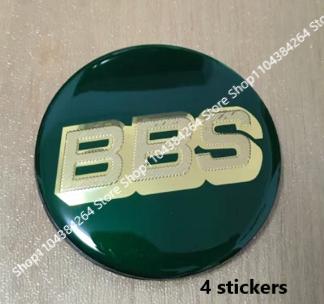 4 pièces Autocollants pour Surface Courbe 56/60/65/70/75/80mm Autocollants de Cache-Moyeux de Roues de Voiture pour Accessoires d'Autocollants de Cache-Moyeux Central BBS