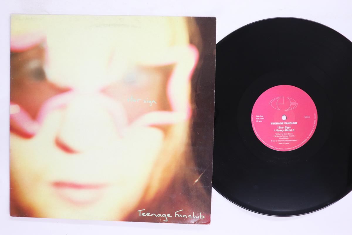 12-дюймовая пластинка TEENAGE FANCLUB Знак Зодиака Хэви-метал 6 Как A CRE105T CREATION 1991 Великобритания Рок Б/у