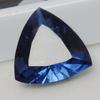 9 Carat Trillion Cut Blue Sapphire Natural Ring Making Loose Gemstone