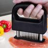 Ultra Sharp 48 Needle Meat Tenderizer Stainless Steel Tool for Beef Pork Turkey Fish Tenderizing Kitchen Cooking Accessories