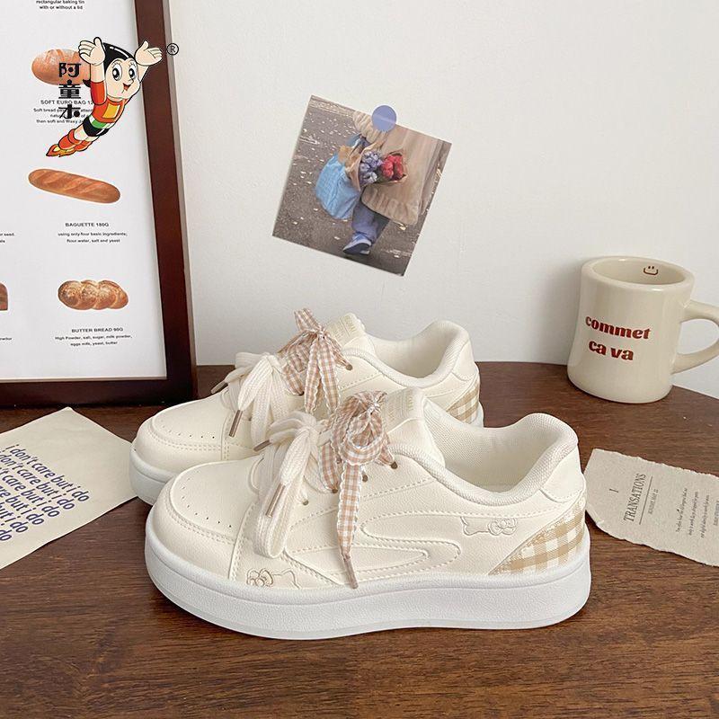 Astro Boy girls ins board shoes versatile sports shoes original bread shoes casual little white shoes 2025 spring and autumn new