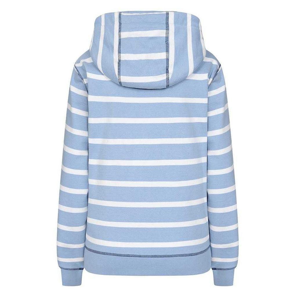 Lazy Jacks Womens/Ladies Striped Full Zip Hoodie