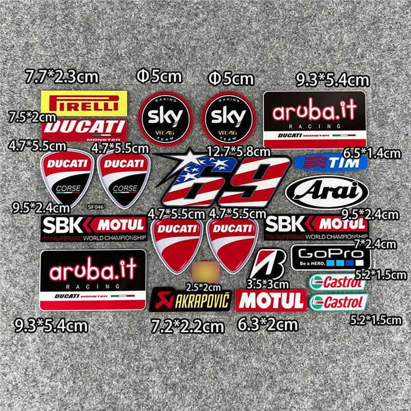 BMW Motorcycle Helmet Reflective Logo Decals for G310GS, S1000RR, 1200GS