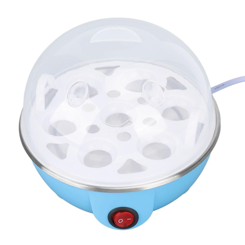 Chicken Egg Cooker Make Up to 7 Large Boiled Eggs Anti Dry Burning Automatic Power Off Egg Poacher with Heating Plate