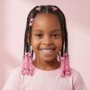 Contas Acrílicas DIY para Dreadlocks Coração Amoroso Tranças de Dreadlocks Decoração Fofas Contas de Trança Indolores Meninas
