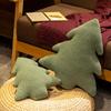 Christmas Tree Stuffed Throw Pillow Cute Soft Xmas Tree Plush Pillow Doll Decorative Sofa Cushion Home Christmas Party DecorGift