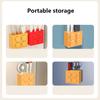 Building Blockas Refrigerator Magnetic Absorption Box Household Plastic Wrap Kitchen Storage Magnet Entry Door Storage Shelf