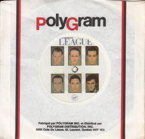 7-дюймовая пластинка HUMAN LEAGUE Open Your Heart VS1145 Virgin 1981 Канада Танцевальная Электроника Б/у