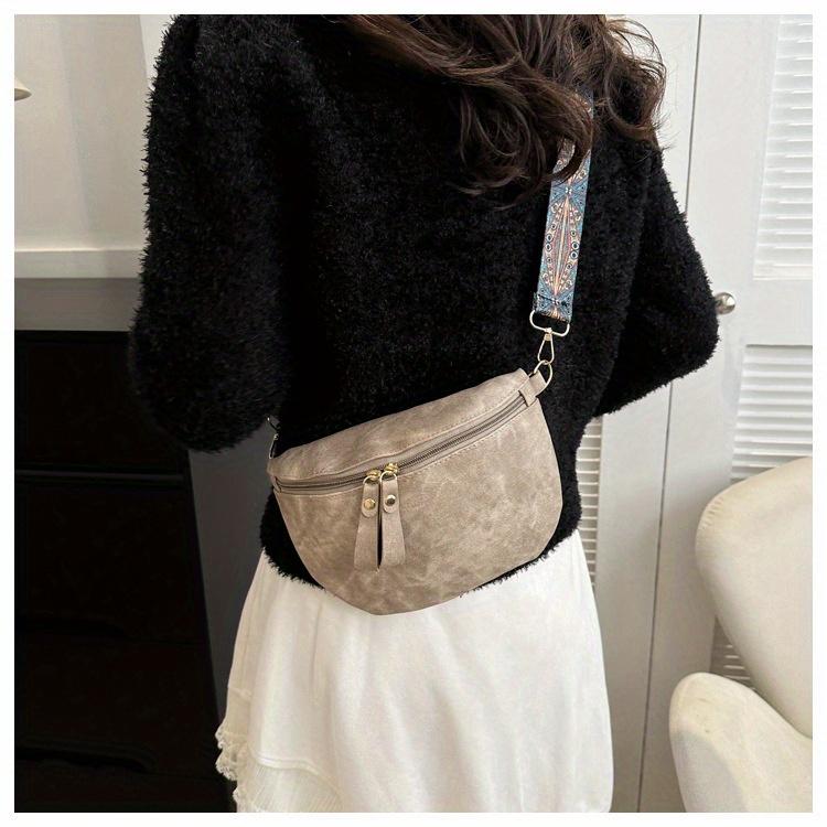 Fashionable Solid Color Women's Bag, Stylish Single Shoulder Crossbody Bag