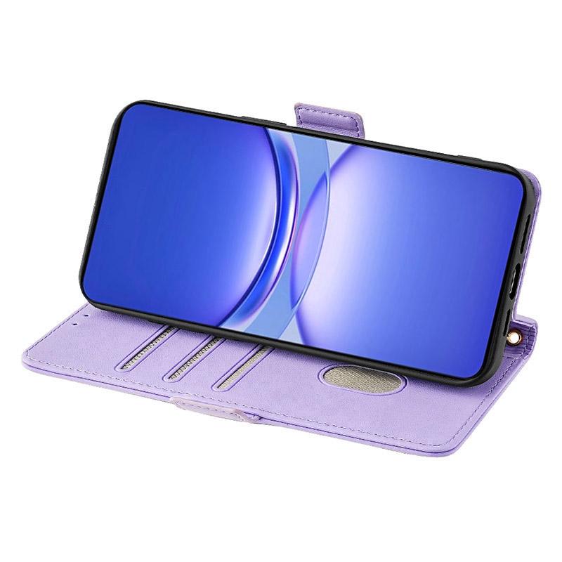 For Honor Magic6 Pro 5G Crossbody Case RFID Blocking Card Holder PU Leather Flip Phone Cover