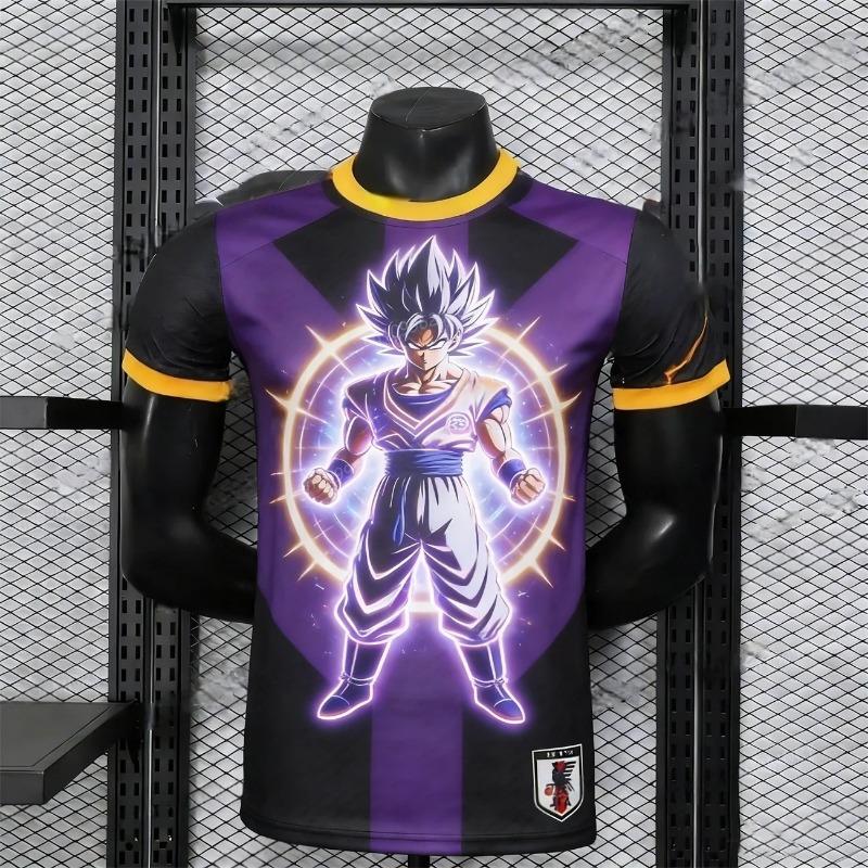FamilyMatching 2026 Men's Sportswear T-shirt, Men's Fitness & Football Breathable T-shirt, Dragon Ball Z Goku Rugby Jersey