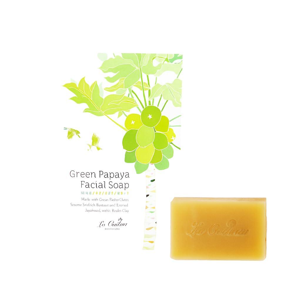 

Green papaya facial soap белый