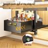 DIBERLANG Adjustable Under-Sink Kitchen Storage Rack