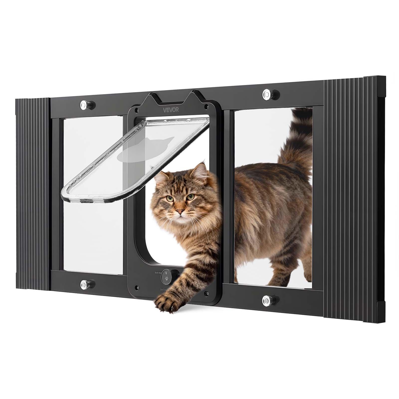 VEVOR Cat Door for Window, Adjustable