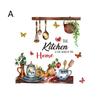 Kitchen Wall Decal With Self Adhesive Backing Warm Rustic Design For Home Kitchen Dining Room Wall Decor