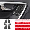 For XC60 2010-2017 Car Window Switch Lifter Button Frame Panel Cover Sticker Carbon Fiber Interior For Volvo S60 V60 2010-2018