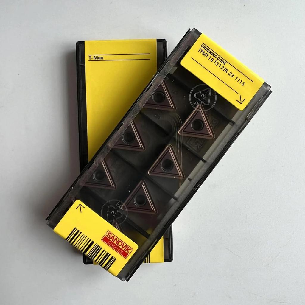 Original Sandvik / TPMT16T312TR-23 1115 / CNC lathe carbide blade 10 PCS
