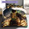 Cartoon Pattern Bedding Quilt Set Quilt Cover Pillowcase Home Decoration Birthday Gift (1 * Duvet Cover + 2 * Pillowcase, Without Core)