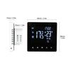 Smart Thermostat   LCD Backlit Weekly Programmable Thermostat for Water Hting System