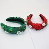 Bow Snowman Creative Hair Hoop Snowflake Party Cosplay Props Christmas Hairband  Daily