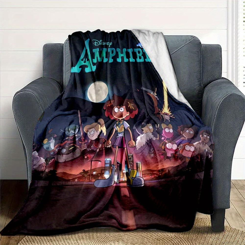 1pc, Disney Amphibia Anne Boonchuy Blanket, Soft Throw Blanket for Bed, Couch, Sofa, Perfect Gift for Room Decor