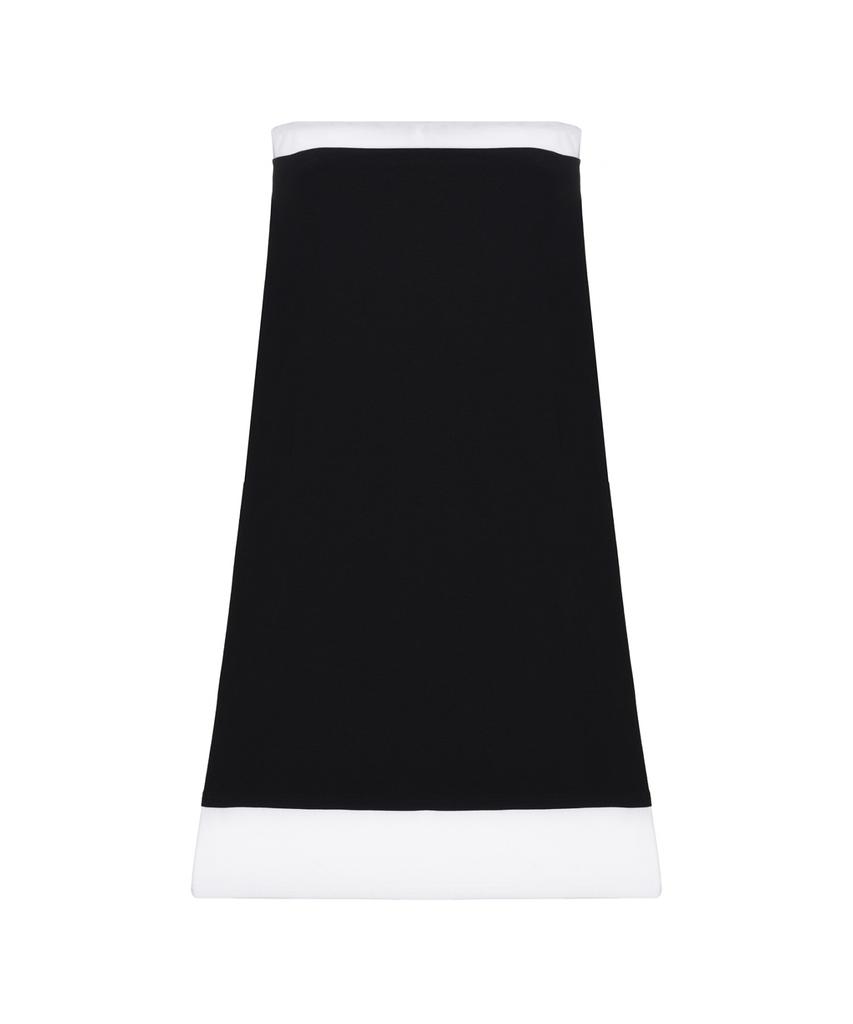 Nigaennikol Double Layered Long Skirt_Black