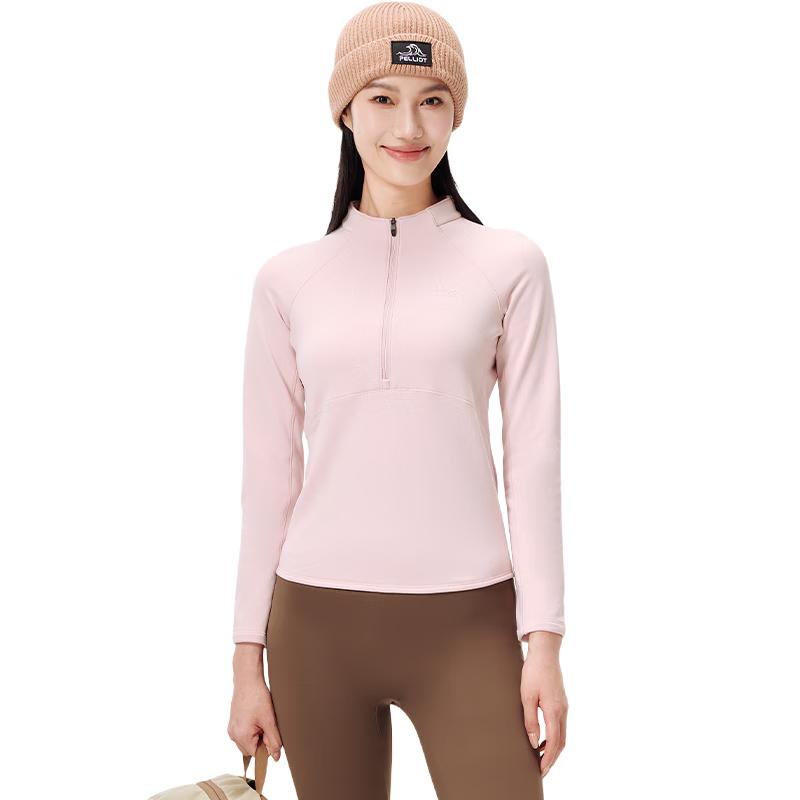 Pelliot Unisex Outdoor Anti-bacterial Thermal Fleece Stand-collar Top M