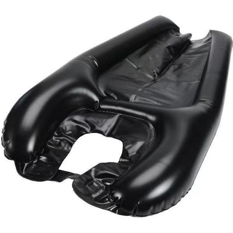 Inflatable Shampoo Pillow for Adults & Children - Home Care Basin for Postpartum, Pregnant, and Bedridden Use Standard чёрный