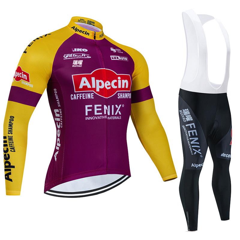 Traje de Ciclismo Transpirable Otoño 2026, Ropa de Ciclismo de Carretera Tour De France, Polar de Invierno Secado Rápido Protector Solar, Ropa de Ciclismo para Hombre