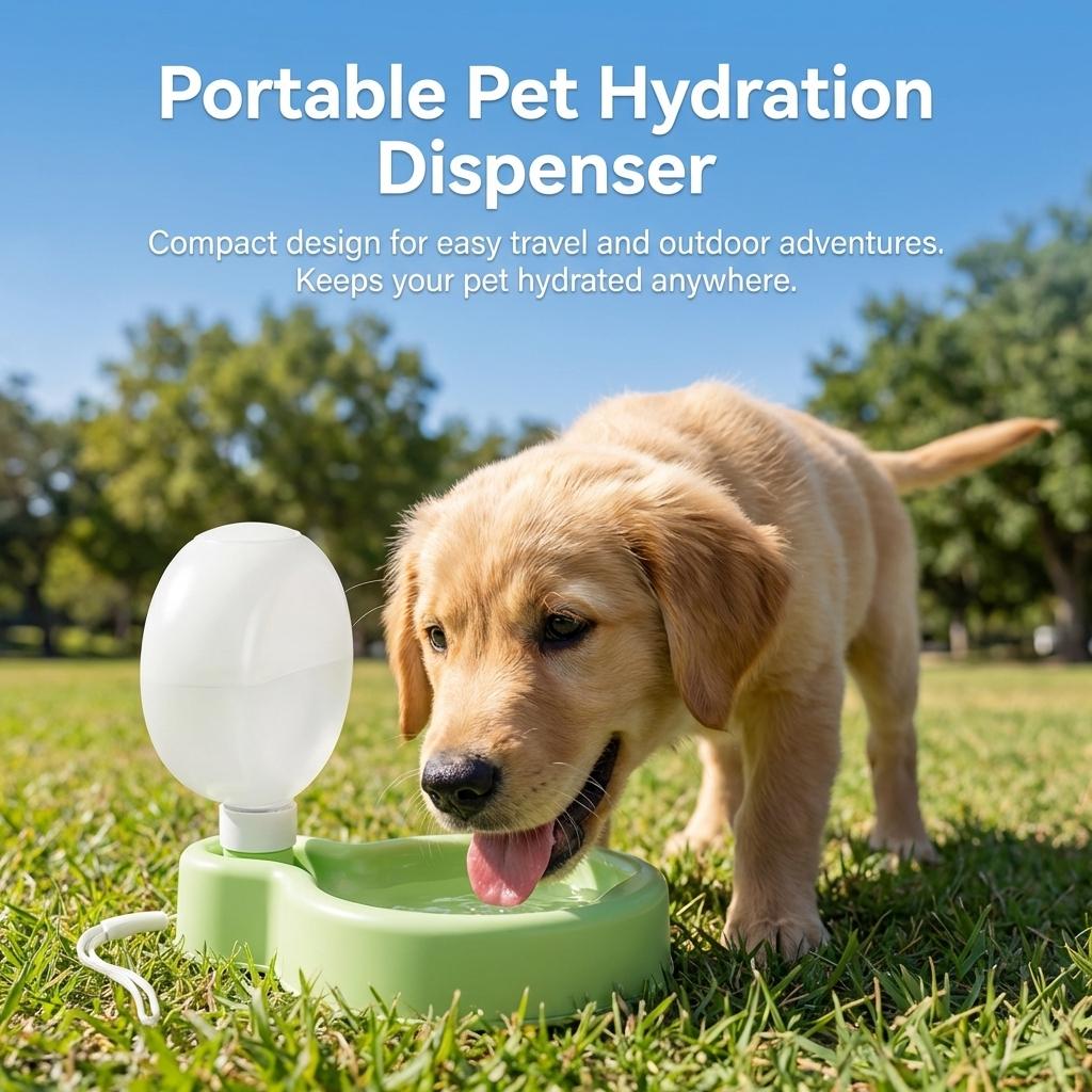 Portable Pet Water Bottle Foldable Outdoor Cup for Dogs Cats Travel