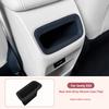 For Geely EX2 Car Rear Ventilation Anti Kick Storage Compartment Silicone Anti Dirt Box for Rear Seats Car Interior Accessories