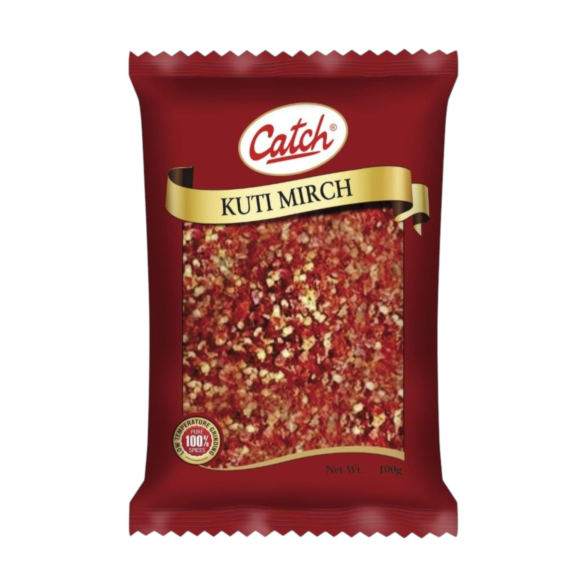 

Catch Kuti Mirch Powder 100g – Fresh Handpicked Red Chilli Spice for Flavorful Cooking and Tasty Dishes