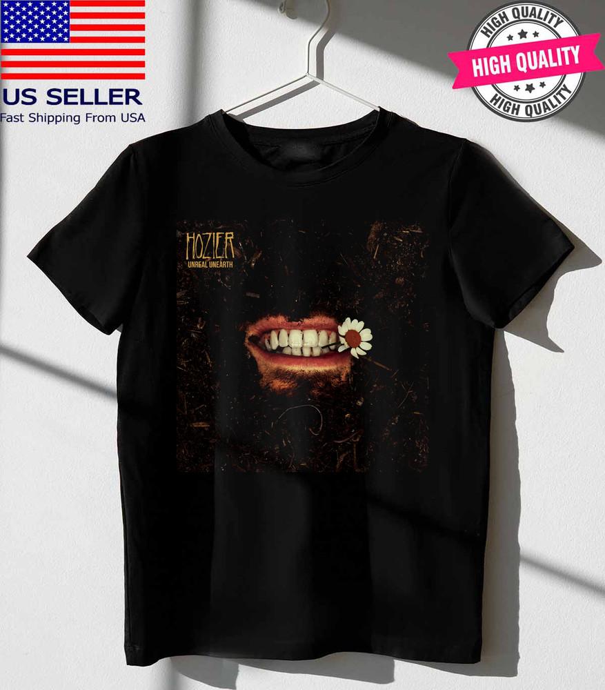 Hozier - Unreal Unearth Album Tee Shirt Black Unisex S-5XL 1J0499 Unisex T-Shirt L
